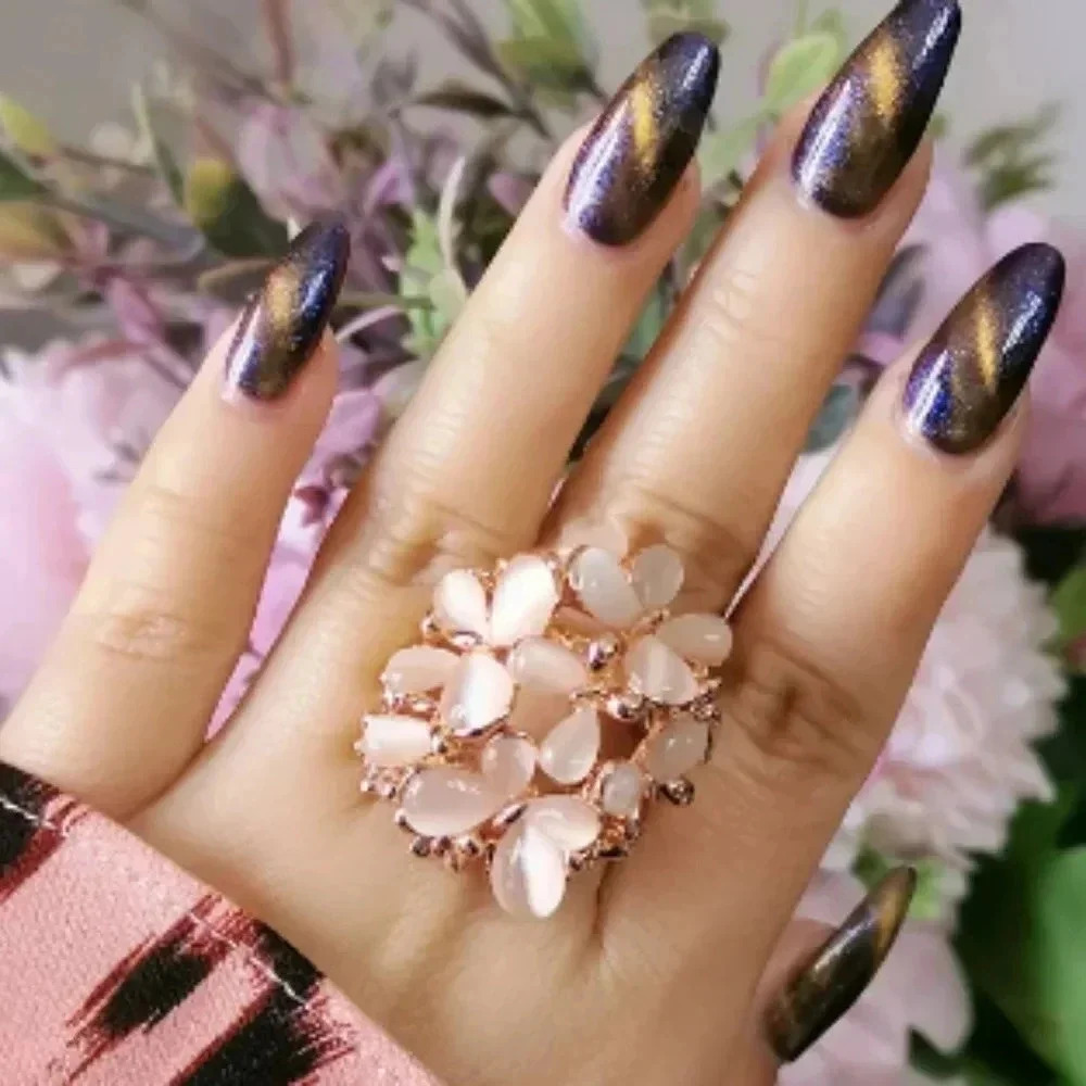Beige Opal ring Size 7